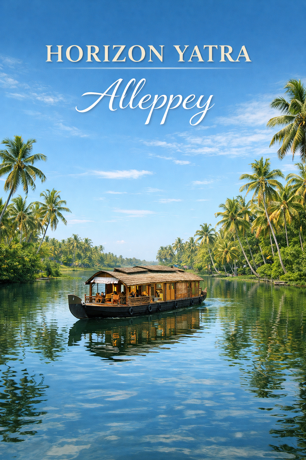 Houseboat on Alleppey backwaters