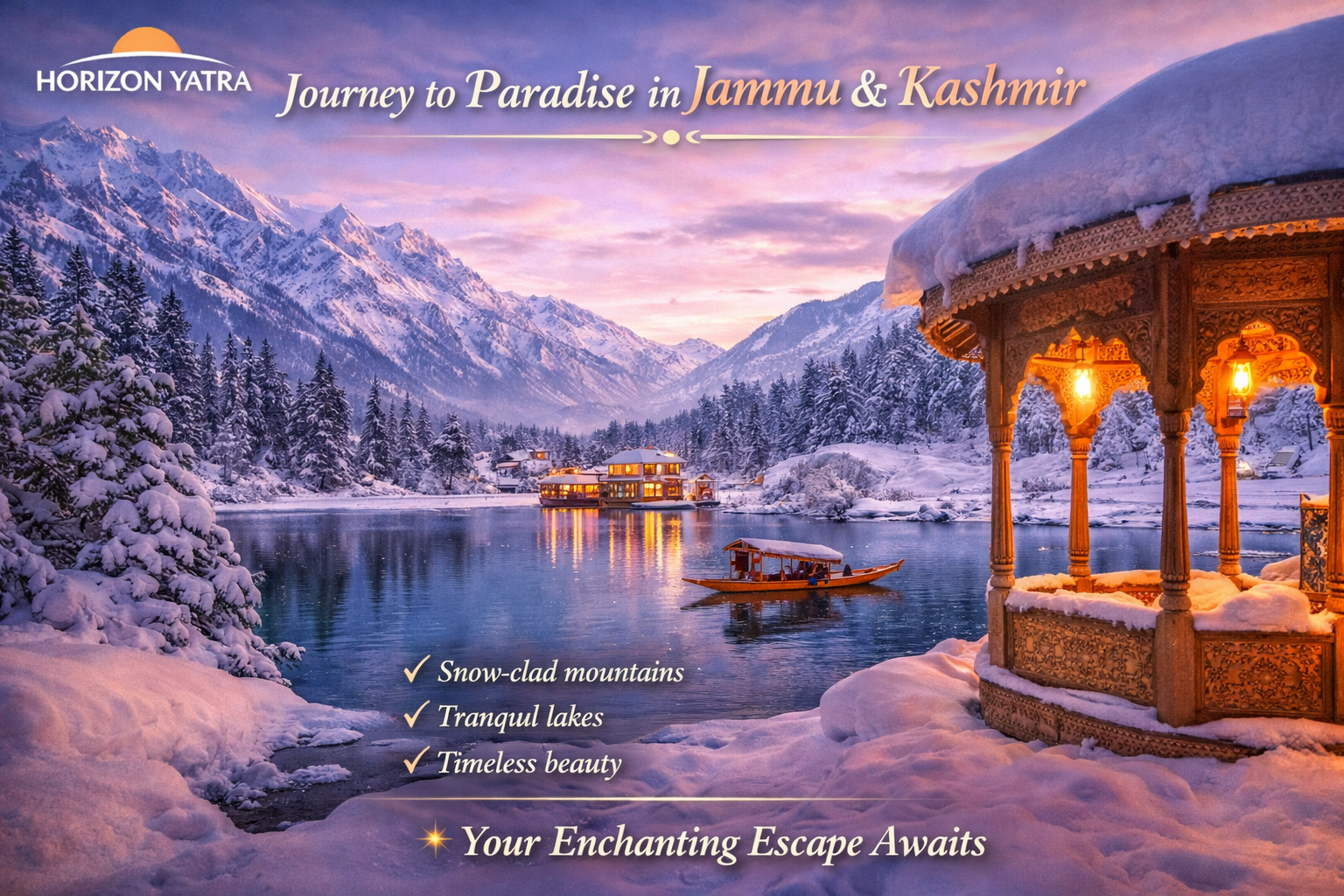 Journey through Kashmir's winter paradise
