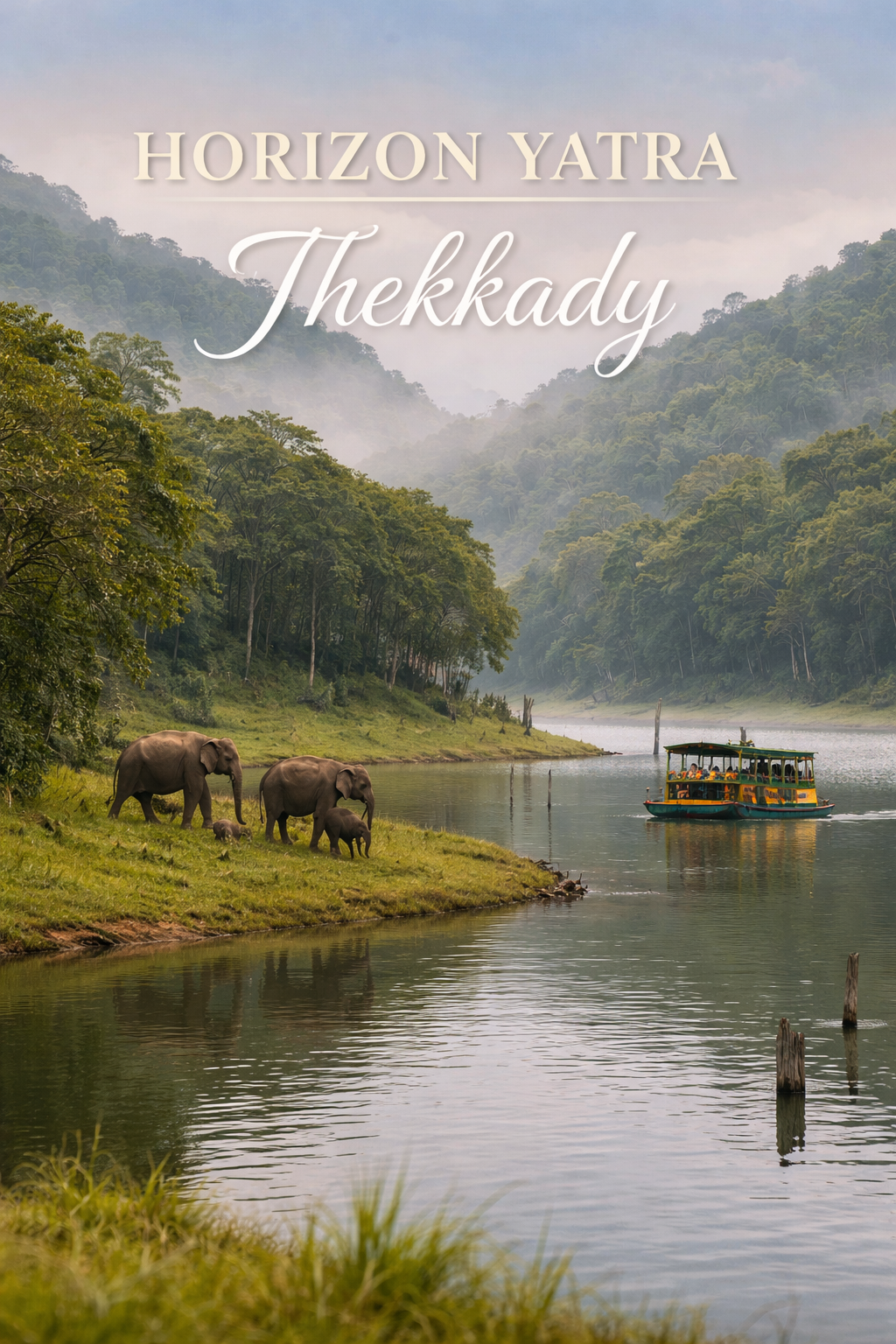 Serene mornings at Thekkady